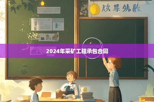 2024年采矿工程承包合同