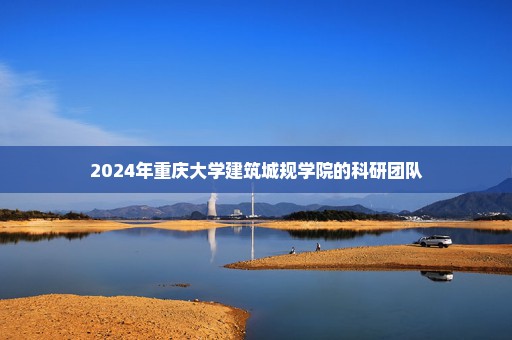 2024年重庆大学建筑城规学院的科研团队