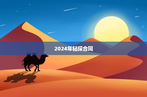 2024年钻探合同