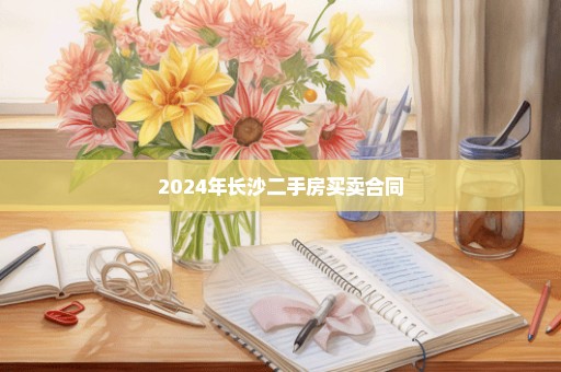 2024年长沙二手房买卖合同