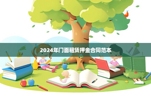 2024年门面租赁押金合同范本