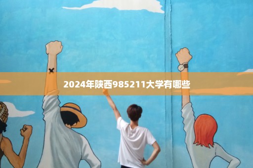 2024年陕西985211大学有哪些