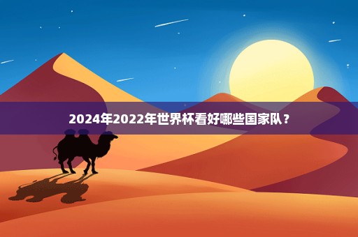 2024年2022年世界杯看好哪些国家队？