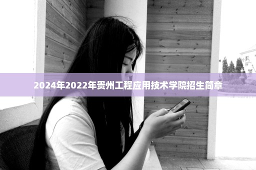 2024年2022年贵州工程应用技术学院招生简章