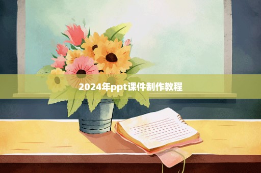 2024年ppt课件制作教程