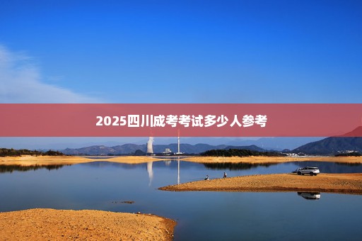 2025四川成考考试多少人参考