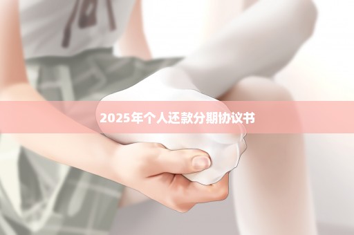 2025年个人还款分期协议书