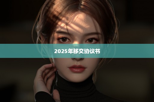 2025年移交协议书