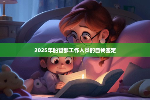 2025年船管部工作人员的自我鉴定