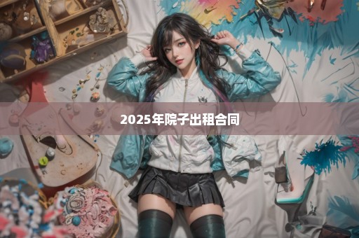 2025年院子出租合同