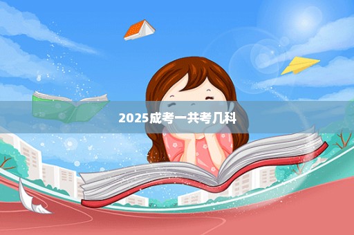 2025成考一共考几科