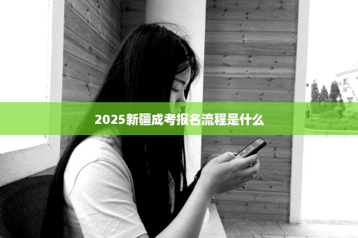 2025新疆成考报名流程是什么