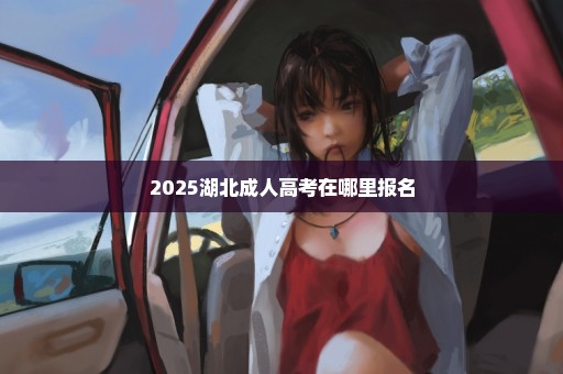 2025湖北成人高考在哪里报名