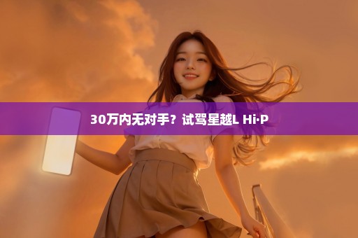 30万内无对手？试驾星越L Hi·P