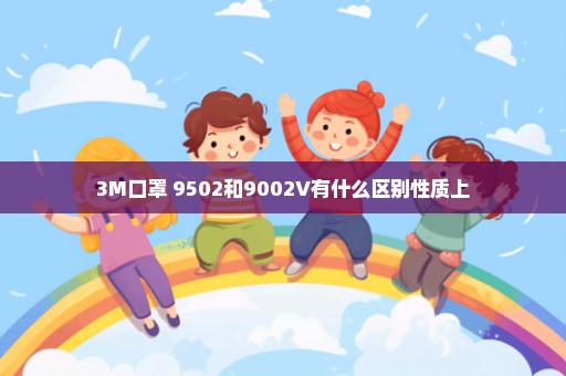 3M口罩 9502和9002V有什么区别性质上