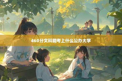 460分文科能考上什么公办大学