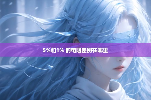 5%和1% 的电阻差别在哪里