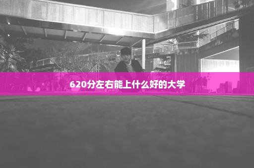 620分左右能上什么好的大学