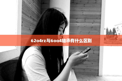 62o4rz与6oo4轴承有什么区别