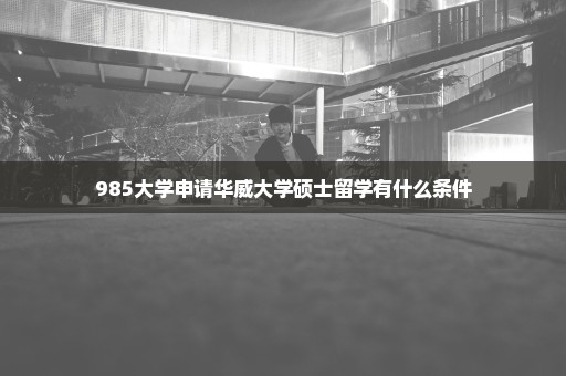 985大学申请华威大学硕士留学有什么条件