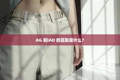 AG 和IAD 的区别是什么？