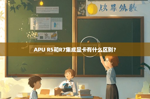 APU R5和R7集成显卡有什么区别？