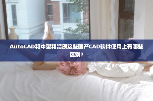 AutoCAD和中望和浩辰这些国产CAD软件使用上有哪些区别？