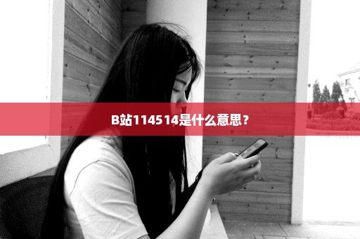 B站114514是什么意思？