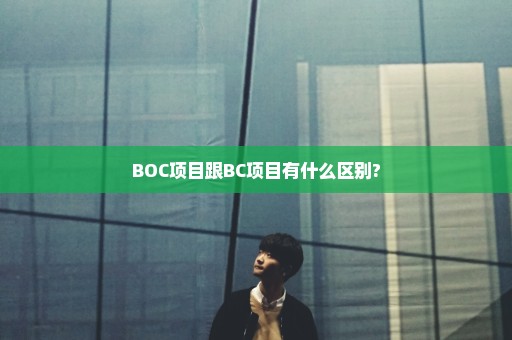 BOC项目跟BC项目有什么区别?