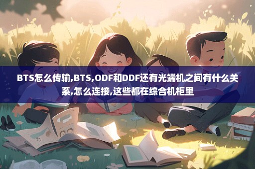 BTS怎么传输,BTS,ODF和DDF还有光端机之间有什么关系,怎么连接,这些都在综合机柜里