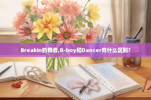 Breakin的舞者,B-boy和Dancer有什么区别?