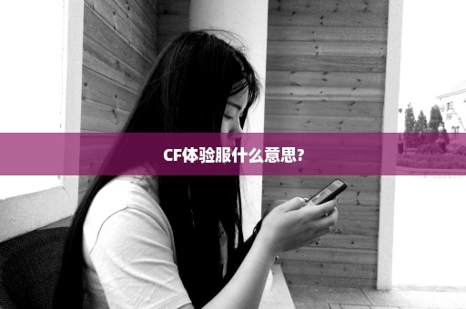 CF体验服什么意思?