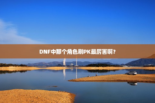 DNF中那个角色刷PK最厉害啊？