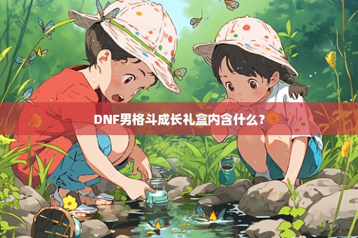 DNF男格斗成长礼盒内含什么？