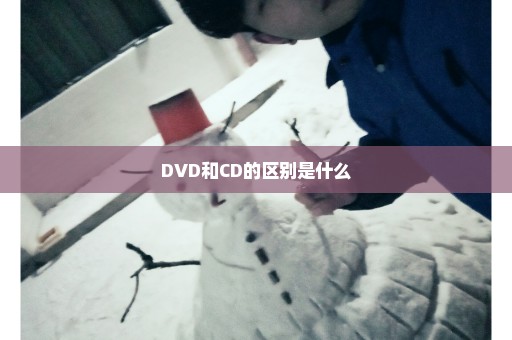 DVD和CD的区别是什么