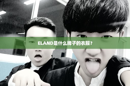 ELAND是什么牌子的衣服？