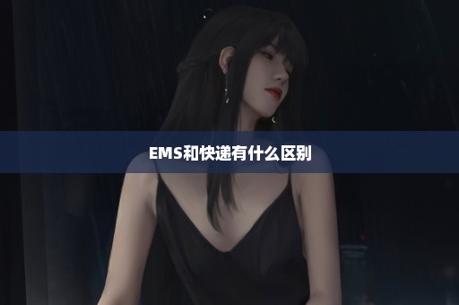 EMS和快递有什么区别