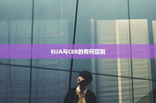 EUA与CER的有何区别