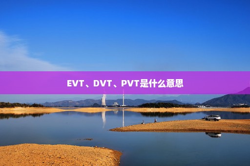 EVT、DVT、PVT是什么意思