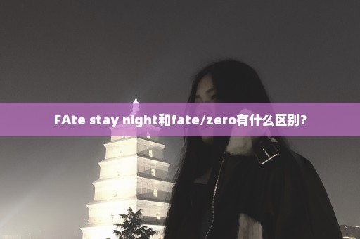 FAte stay night和fate/zero有什么区别？