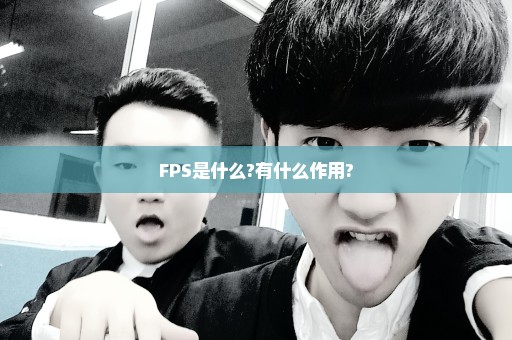 FPS是什么?有什么作用?