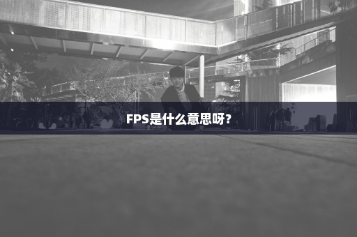 FPS是什么意思呀？