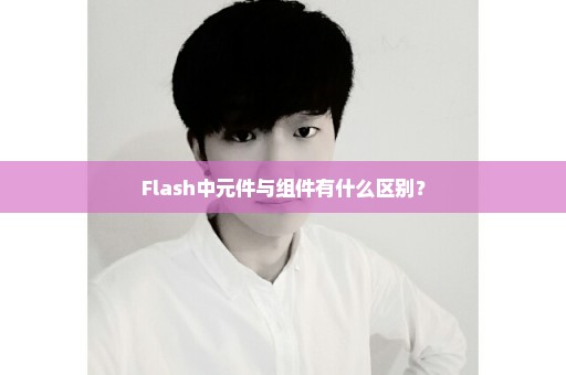 Flash中元件与组件有什么区别？