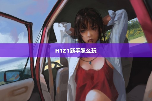 H1Z1新手怎么玩