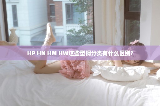 HP HN HM HW这些型钢分类有什么区别?