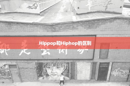 Hippop和Hiphop的区别