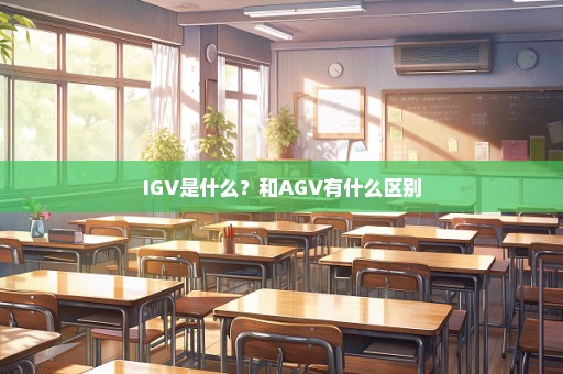 IGV是什么？和AGV有什么区别