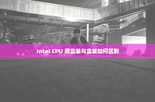 Intel CPU 原盒装与盒装如何区别