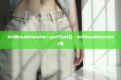 IntlBreakIterator::getText() - IntlBreakIterator类