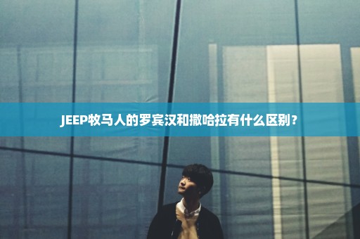 JEEP牧马人的罗宾汉和撒哈拉有什么区别？